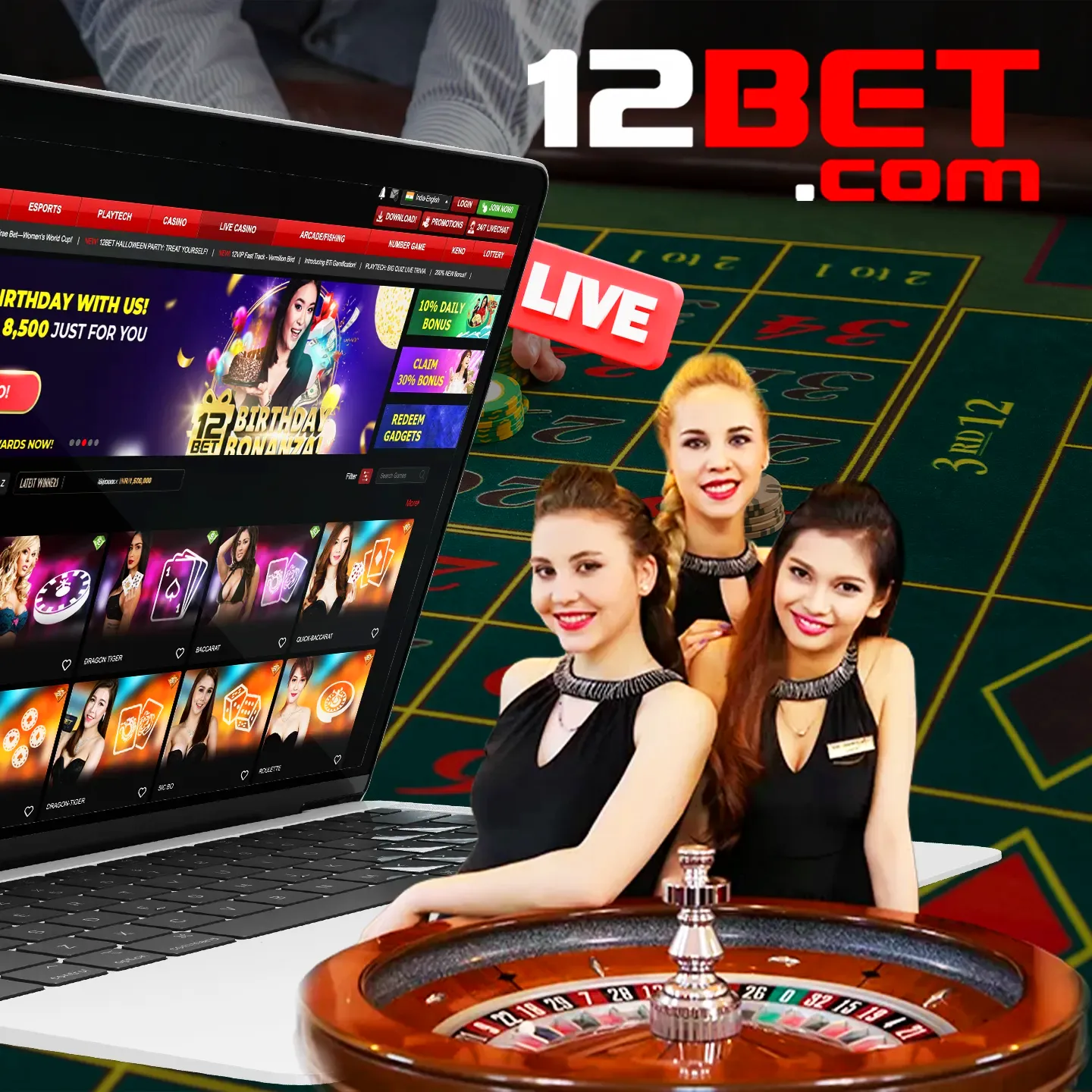 12bet live casino